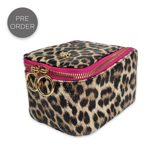 NEW Train Jewelry Case - Fierce Leopard