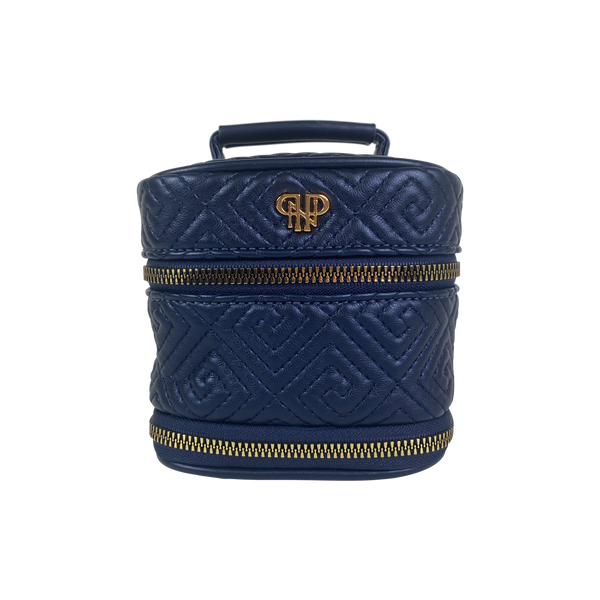 Weekender Jewelry Case- Greek Navy