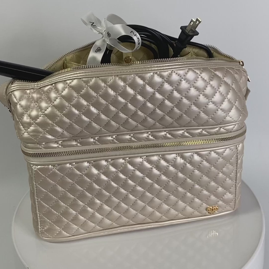 Stylist Travel Bag - Pearl Quilted