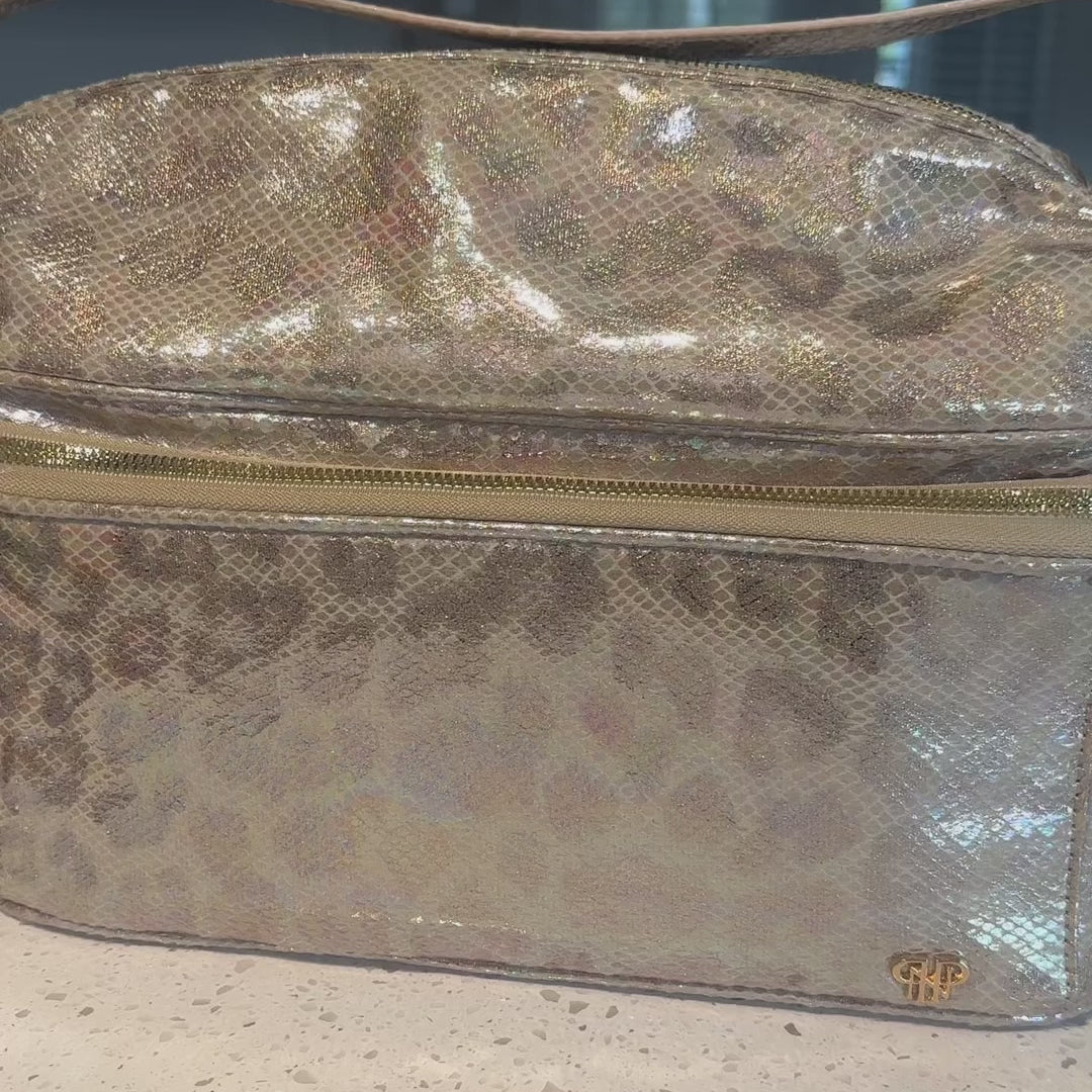 Stylist Travel Bag - Glimmer Leopard