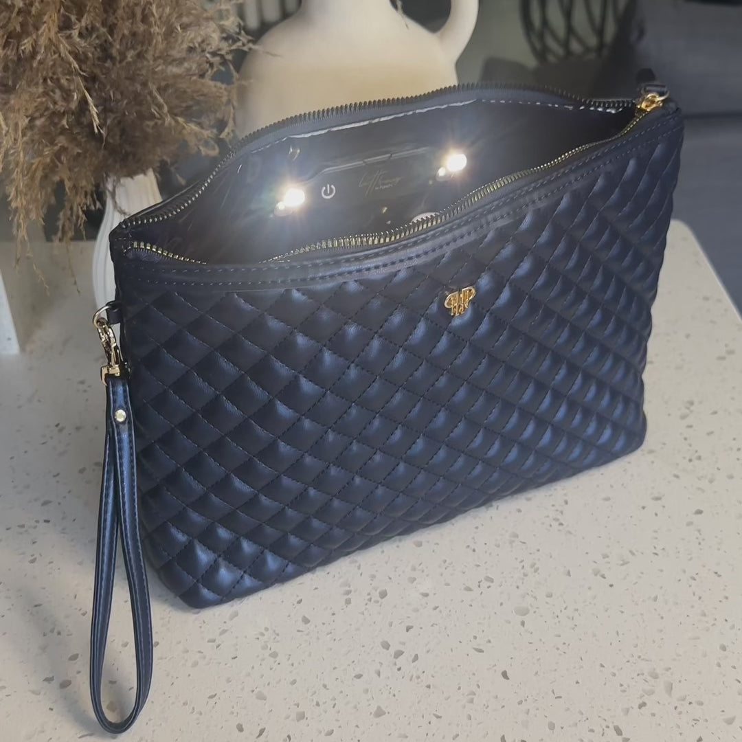 Litt Makeup Case - Navy Pearl