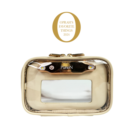 LITTMINI • Lighted Mirror Case • Latte