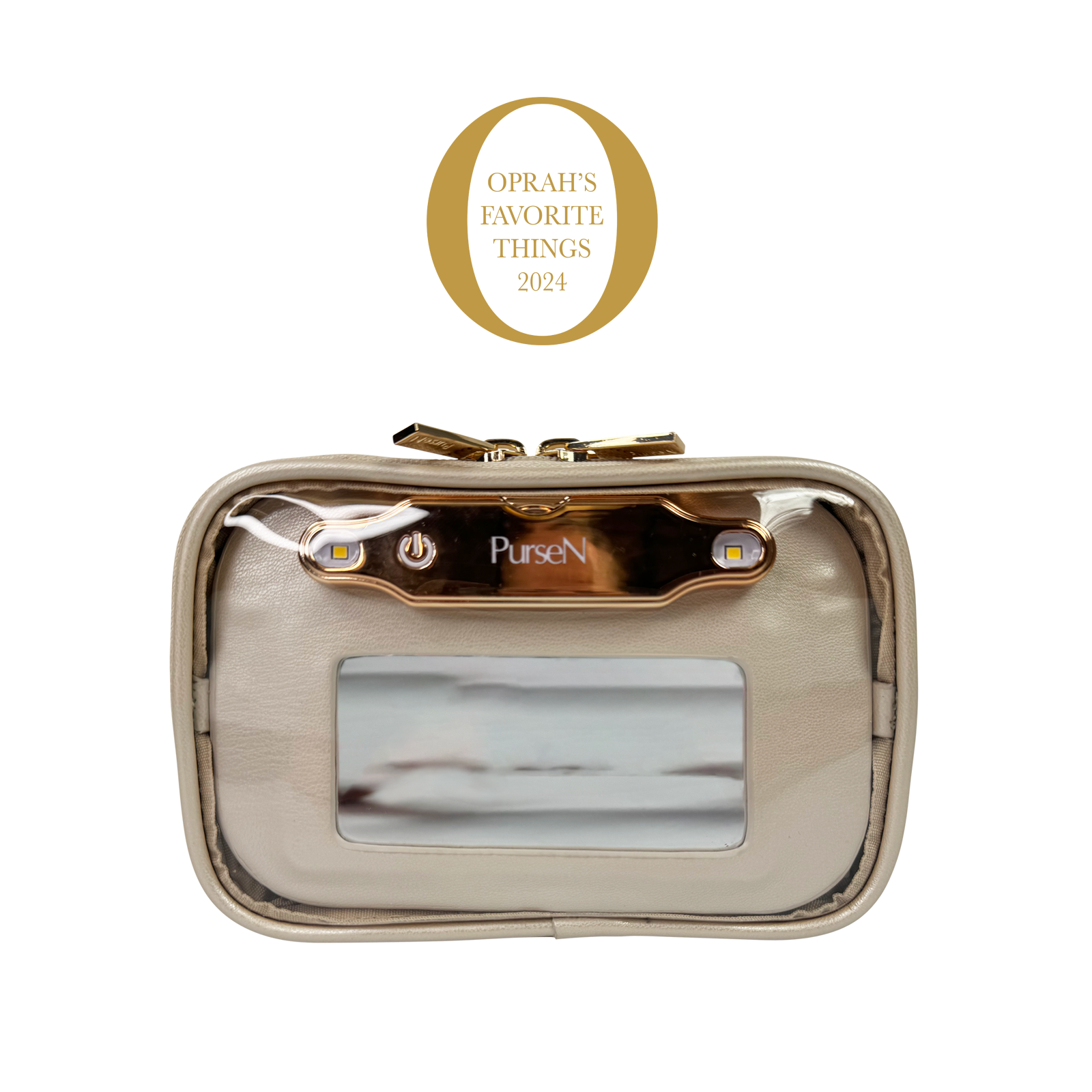 LITTMINI Lighted Mirror Case in Pearl – PurseN