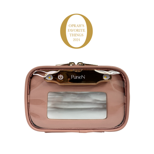 LITTMINI • Lighted Mirror Case • Petal Rose