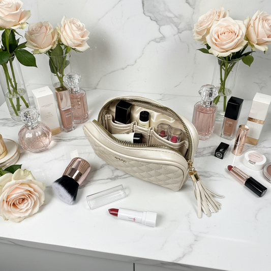 NEW Glam Makeup Case - Pearl