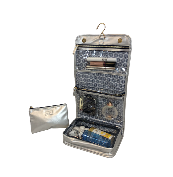 Toiletry Case - Royal Blue Quilted