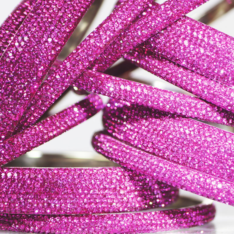 Sundar Bangles • Bollywood Hot Pink Crystal