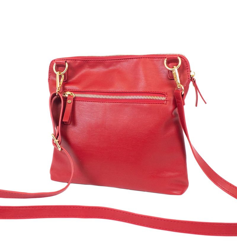 Litt Crossbody Bag - Studded Red