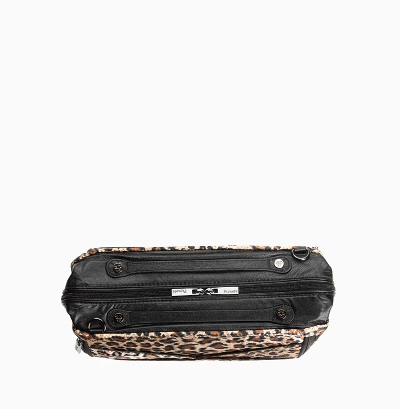 Pursen Cosmetic Organizers Leopard/Leopard - Leopard Litt LED Bag