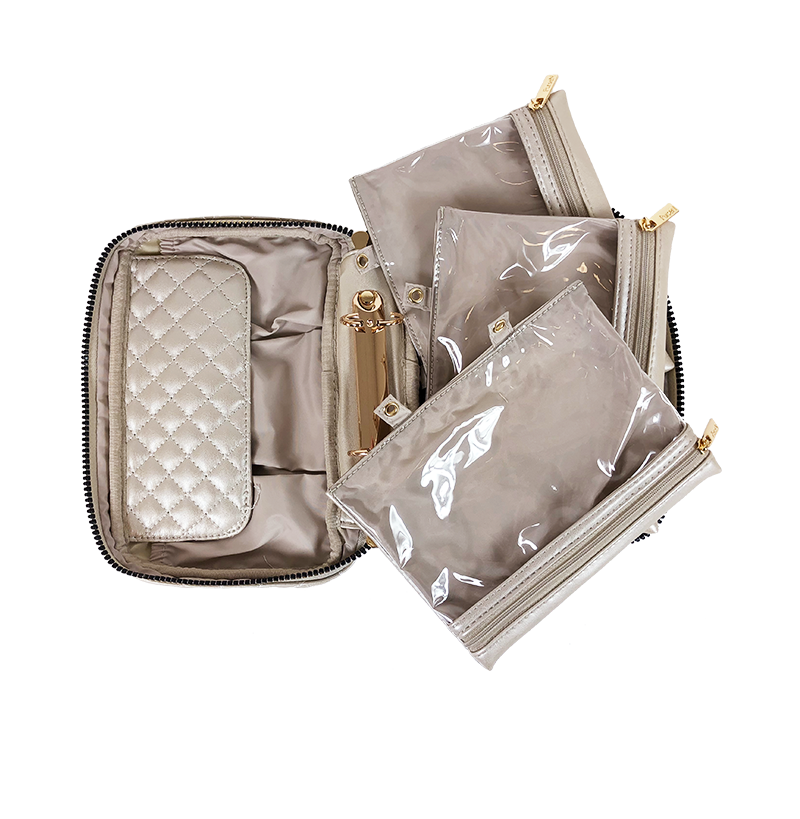 Lexi Travel Organizer - Pearl Quilted