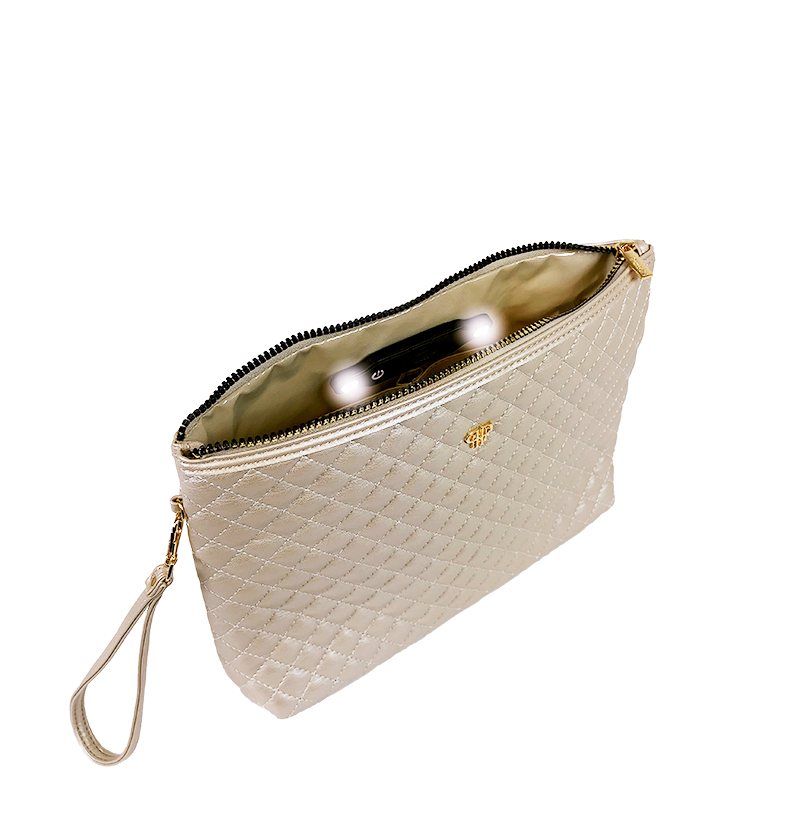 Litt Makeup Case - Pearl Quilted