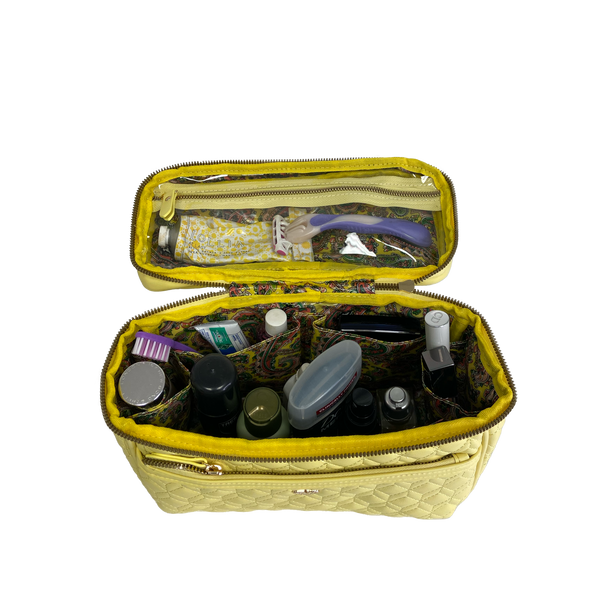 Classic Train Case - Lemon Burst