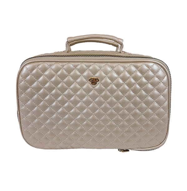 Amour Travel Case - Pearl Quilted