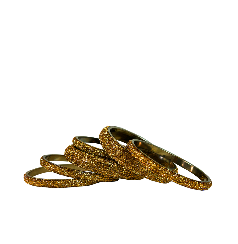 Sundar Bangles • Bollywood Gold Crystal