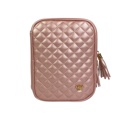 Trinity Jewelry Case - Rose Quartz