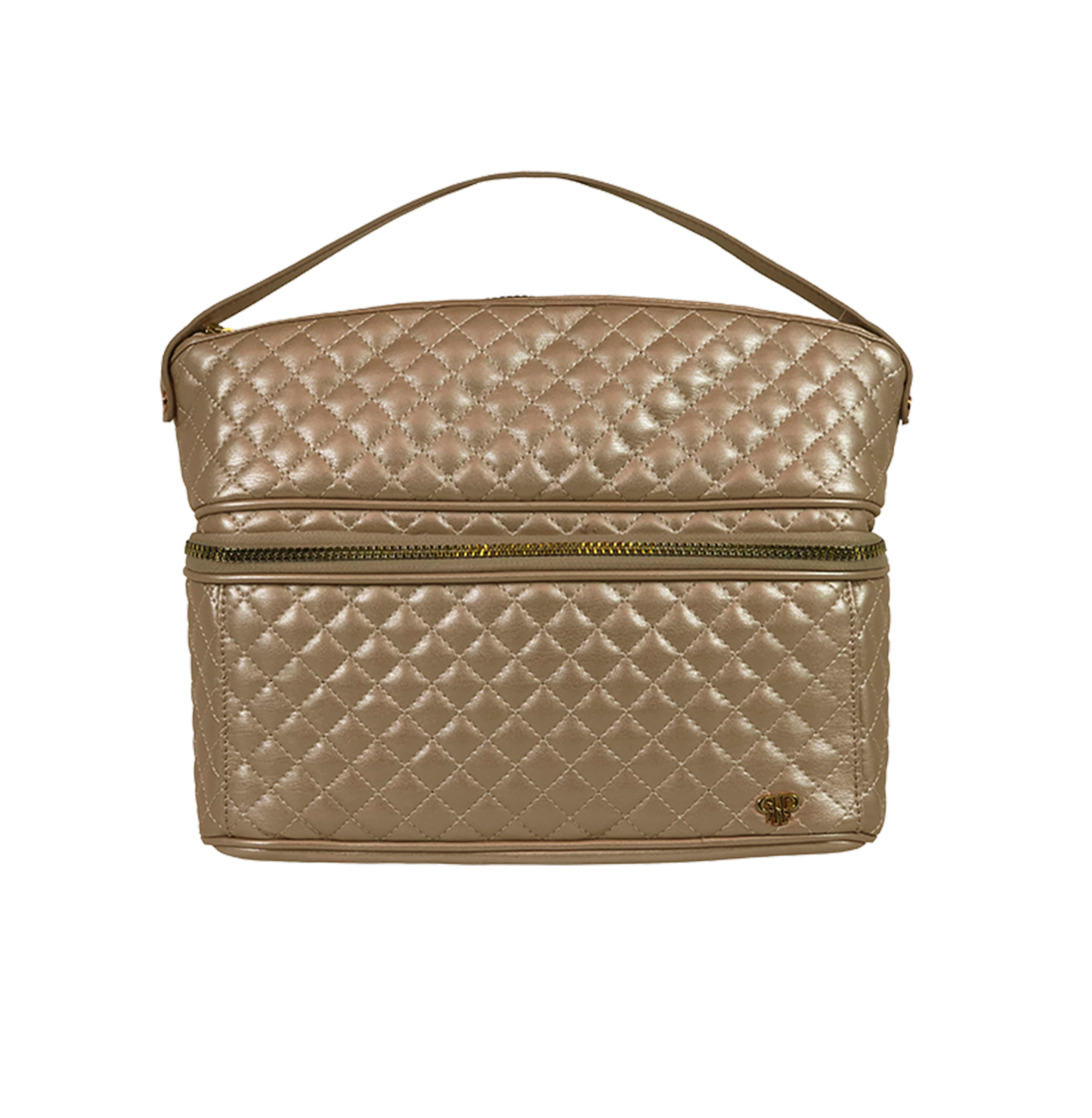 Pursen Stylist Travel Bag - Gold Quilted