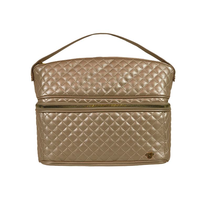 Stylist Travel Bag - Gold Quilted