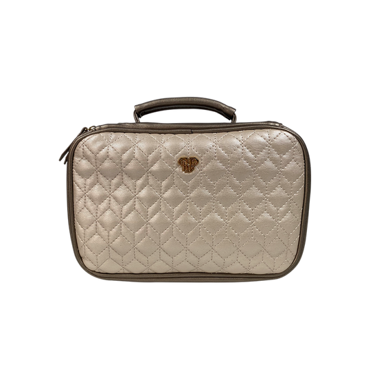 Every Day Small Makeup Bag - Xtra Soft Pearl Vegan Leather – PurseN