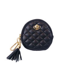 Small Accessories Holder - Black Quilted