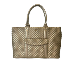 VIP Travel Tote - Gold Quilted