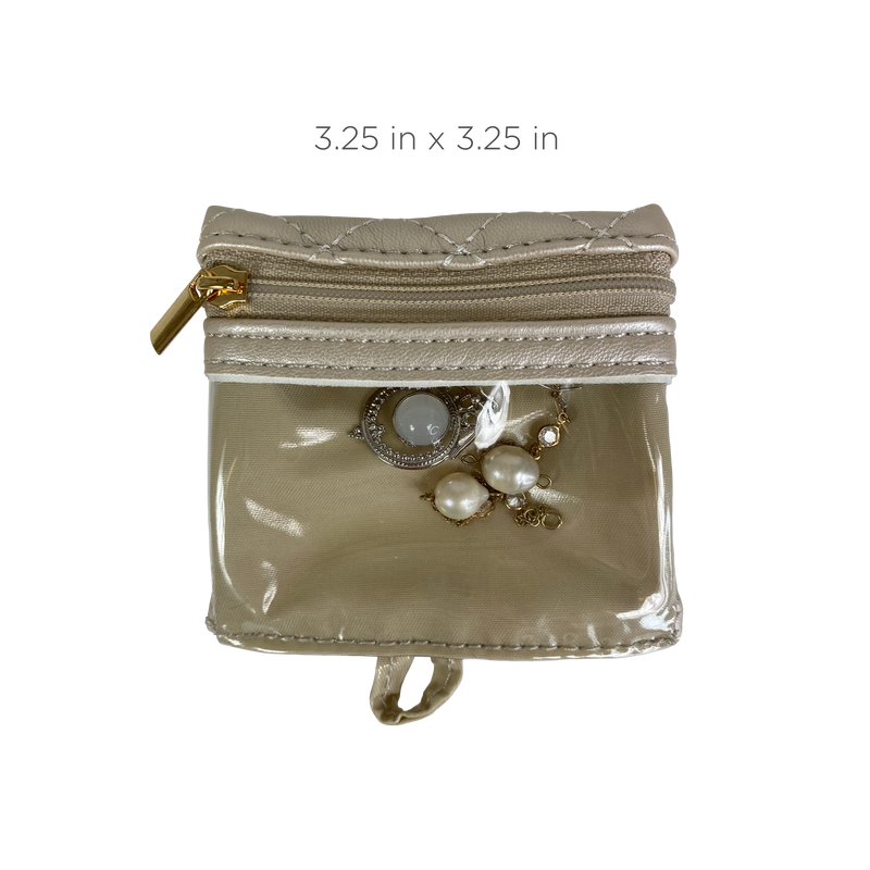 Getaway Jewelry Case - Pearl Quilted