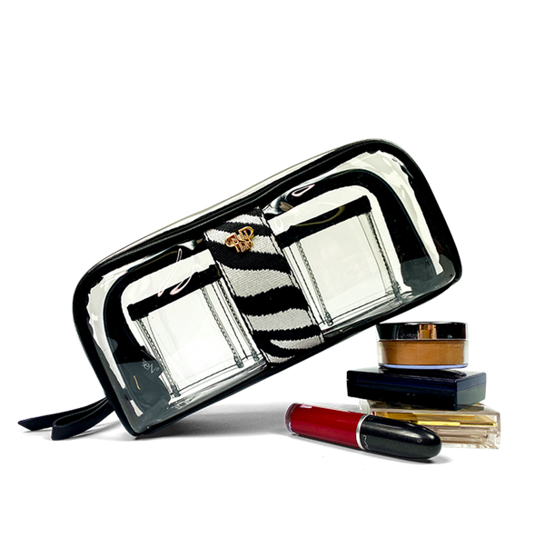 Bombshell Makeup Case -  Zebra